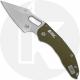 Microtech Stitch RAM-LOK Knife - Stonewashed Bohler M390MK Spear Point - Fluted OD Green G10