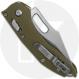 Microtech Stitch RAM-LOK Knife - Stonewashed Part Serrated Bohler M390MK Spear Point - Fluted OD Green G10