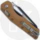 Microtech MSI RAM-LOK Knife - 2-Tone Sheepsfoot Bohler M390MK - Fluted Tan G10