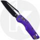Microtech MSI RAM-LOK Knife - 2-Tone Bohler M390MK Sheepsfoot - Purple Aluminum