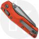 Microtech MSI Mini RAM-LOK Knife - Apocalyptic Bohler M390MK Sheepsfoot - Orange Fluted Aluminum