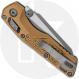 Microtech MSI Mini RAM-LOK Knife - Apocalyptic Bohler M390MK Sheepsfoot - Tan Frag Pattern Aluminum
