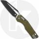 Microtech MSI RAM-LOK Knife - 2-Tone Sheepsfoot Bohler M390MK - Fluted OD Green Polymer