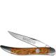 Queen Knives Queen Large Toothpick Knife, Curly Zebra Wood, QN-20CZ