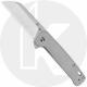 QSP Penguin Plus QS130XL-A - Satin 20CV - Bead Blast Ti - Flipper Folder