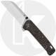 QSP Penguin Plus QS130XL-E1 - Satin 20CV - Copper Foil CF / Black Stonewash Ti - Flipper Folder