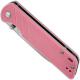 QSP Parrot Knife QS102-C - Satin 440C Spear Point - Pink G10 - Liner Lock Folder