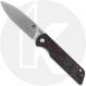 QSP Parrot V2 QS102-I Knife - Satin D2 Spear Point - Red Shredded Carbon Fiber/G10