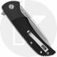 QSP Harpyie Knife QS129-B - 2 Tone Satin S35VN Drop Point - Black G10 and Carbon Fiber - Liner Lock Flipper Folder