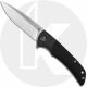 QSP Harpyie Knife QS129-B - 2 Tone Satin S35VN Drop Point - Black G10 and Carbon Fiber - Liner Lock Flipper Folder