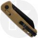 QSP Penguin Glyde Lock QS130GL-C2 Knife - Black 14C28N Sheepsfoot - Khaki FRN
