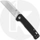 QSP Penguin Knife QS130-I - Satin D2 Sheepfoot - Black Linen Micarta - Liner Lock Folder