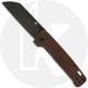 QSP Penguin Knife QS130-L - Black Stonewash D2 Sheepfoot - Stonewash Copper - Liner Lock Folder