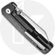QSP Penguin Knife QS130-M - 2 Tone Satin 154CM Sheepfoot - Black Stonewash Titanium - Frame Lock Folder