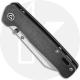 QSP Penguin Knife QS130-M - 2 Tone Satin 154CM Sheepfoot - Black Stonewash Titanium - Frame Lock Folder