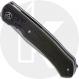 QSP Gannet Knife QS137-C - Satin 154CM Clip Point - Green Micarta with Black Carbon Fiber Bolster - Liner Lock Flipper Tang Fold
