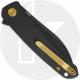 QSP Otter QS140-C2 Knife - Black 14C28N Sheepsfoot - Black G10 - Flipper Folder