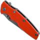 Rick Hinderer Eklipse 3.5 Knife - Harpoon Tanto - Stonewash Finish - Tri Way Pivot - Orange G10