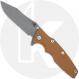 Rick Hinderer Eklipse 3.5 Knife - Slicer - Working Finish - Coyote G10