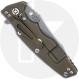 Rick Hinderer Eklipse 3.5 Knife - Slicer - Working Finish - FDE G10/Battle Bronze Titanium
