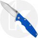 Rick Hinderer Eklipse 3.5 Knife - Spear Point - Stonewash Finish - Blue G10 / Titanium