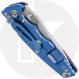 Rick Hinderer Eklipse 3.5 Knife - Spear Point - Stonewash - Red G10 / Blue Titanium