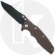 Rick Hinderer Eklipse 3.5 Knife - Spear Point - Working Finish - FDE G10 / Battle Black Titanium