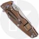 Rick Hinderer Eklipse 3.5 Knife - Wharncliffe - Stonewash - Bronze TI / Red G10