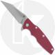 Rick Hinderer Eklipse 3.5 Knife - Wharncliffe - Stonewash - Bronze TI / Red G10