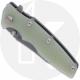 Rick Hinderer Eklipse 3.5 Knife - Wharncliffe - Working Finish - Translucent Green G10