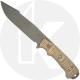 Hinderer Knives Field TAC 6 - Harpoon Spear Point - Working Finish - Nitro-V - Natural Micarta - Kydex Sheath