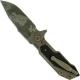 Hinderer Knives Full Track Knife - Spearpoint - Battle Field Pickup - Tri Way Pivot - Black G10