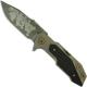 Hinderer Knives Full Track Knife - Spearpoint - Battle Field Pickup - Tri Way Pivot - Black G10