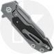 Rick Hinderer Fulltrack Knife - Working Finish S45VN Wharncliffe - Working Finish Titanium with Black G10 Insert - USA Made