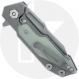 Rick Hinderer Fulltrack Knife - Working Finish S45VN Wharncliffe - Working Finish Titanium with Translucent Green G10 Insert - U