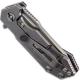 Hinderer Knives Half Track Knife - Slicer - Stonewash Finish - Tri Way Pivot - Black G10