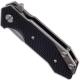 Hinderer Knives Half Track Knife - Slicer - Stonewash Finish - Tri Way Pivot - Black G10