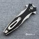 Hinderer Knives Maximus Bayonet Grind Knife - Stonewash Finish - Black G10 Handle