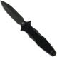 Hinderer Knives Maximus Dagger Knife - Battle Black DLC - Black Out Hardware - Black G10 Handle