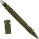 Hinderer Knives Investigator Pen - OD Green Hard Coat - Aluminum