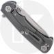 Rick Hinderer Project X Knife - Stonewash CPM MagnaCut Sheepsfoot - Blue/Black G10 / Working Finish Titanium - USA Made