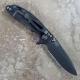 Rick Hinderer XM-18 Knife 3 Inch Black DLC Spanto Black G10 Frame Lock Flipper Folder