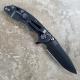 Rick Hinderer XM-18 Knife 3 Inch Battle Black Spanto OD G10 Frame Lock Flipper Folder