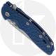 Hinderer Knives XM-18 3.5 Inch Knife - Slicer - Working Finish - 20CV - Tri Way Pivot - Blue / Black G-10 / Battle Blue Ti