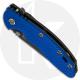 Hinderer Knives XM-18 3.5 Inch Knife - Slicer - Battle Black DLC - 20CV - Tri Way Pivot - Blue G-10 / Battle Black DLC Ti