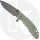 Hinderer Knives XM-18 3.5 Inch Knife - Spear Point - Working Finish - 20CV - Tri Way Pivot - Translucent Green G-10 / Working Fi