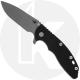 Hinderer Knives XM-18 3.5 Inch Knife - Spear Point - Working Finish - 20CV - Tri Way Pivot - Black G-10 / Battle Bronze Ti