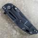 Rick Hinderer XM-18 Knife 3.5 Inch Battle Black Spear Point Blue Black G10 Frame Lock Flipper Folder