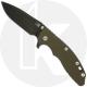 Hinderer Knives XM-18 3.5 Inch Knife - Spear Point - Battle Black - 20CV - Tri Way Pivot - OD Green G-10 / Battle Black Ti