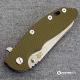 Hinderer Knives XM-18 3.5 Inch Knife - Gen 5 Sheepsfoot - Stonewash - OD Green G-10 Handle